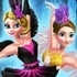 Ellie and Annie Black Swan and White Swa