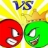 Red ball vs green king